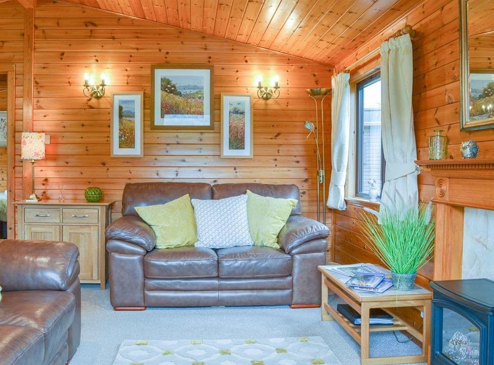 Welcoming living area at Fell Foot Lodge in Keswick, Cumbria