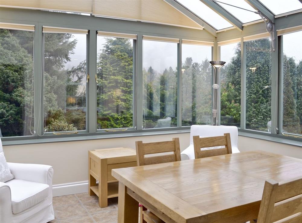 Conservatory/dining at Fellmere (Deluxe) in Ambleside, Cumbria