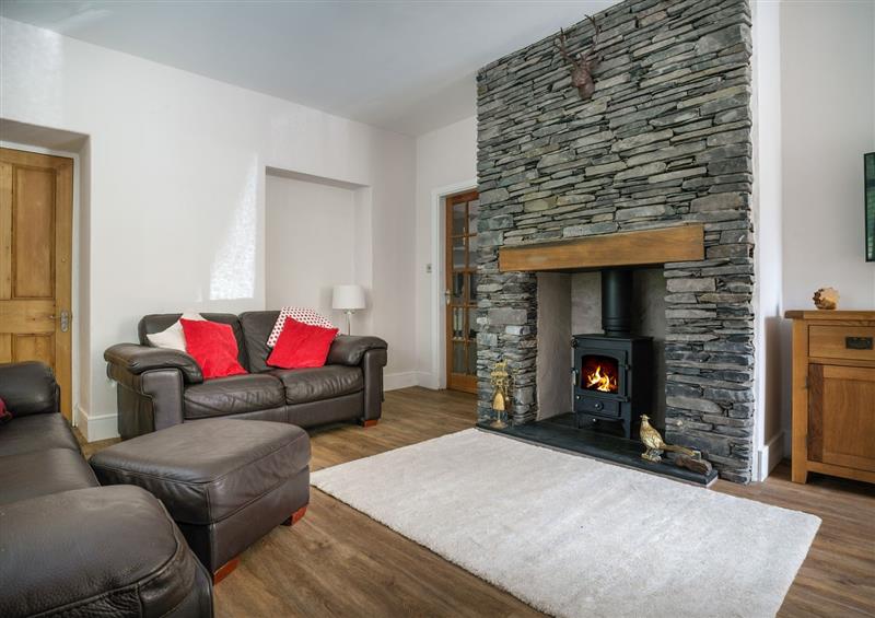 This is the living room at Fellside Lodge, Bowness-On-Windermere