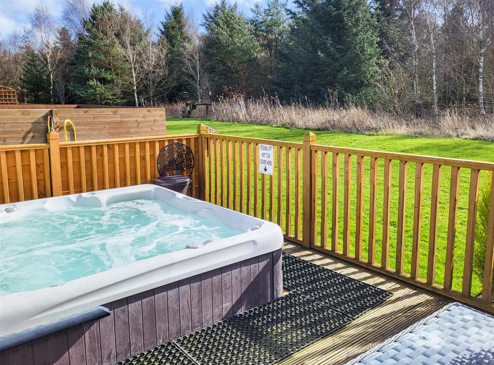 Hot tub at Hamilton Lodge, 