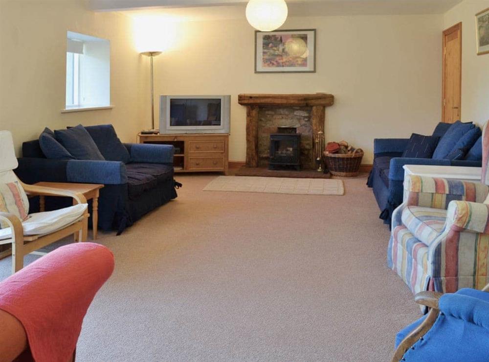 Living room at Fenham Barn in Soulby, Kirkby Stephen, Cumbria