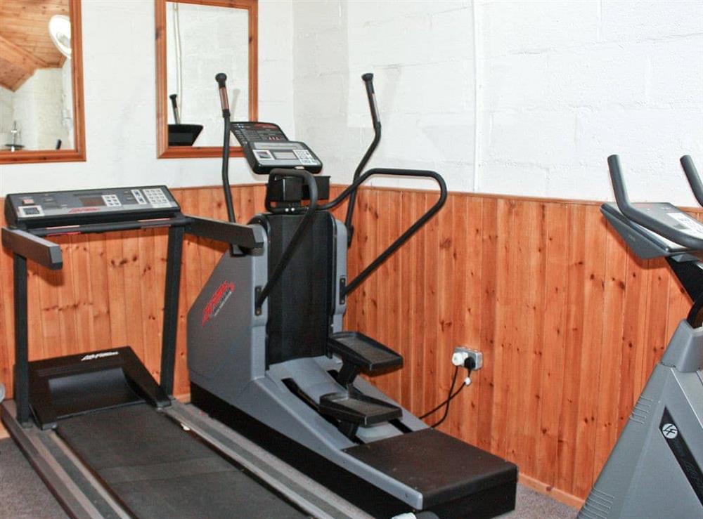 On-site Gym at Ferguson in Bamburgh, Northumberland., Great Britain