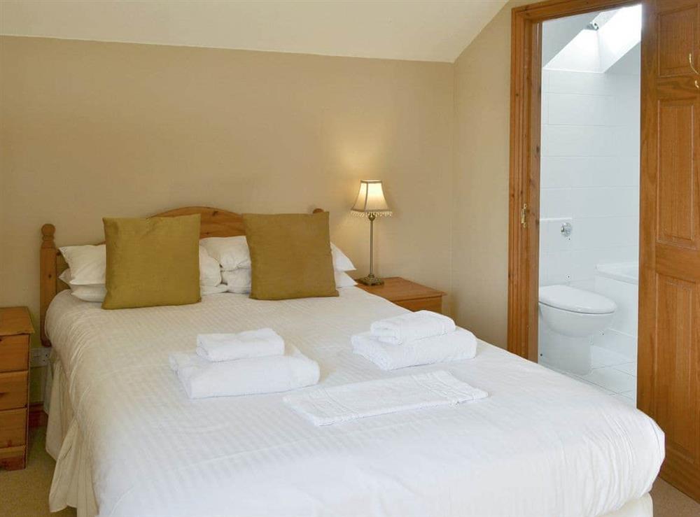 Relaxing en-suite double bedroom at Ferguson in Bamburgh, Northumberland., Great Britain
