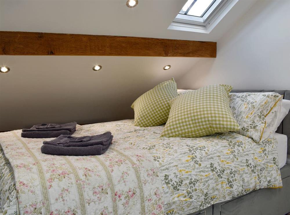 Comfy bedroom at Fern Cottage in Bradwell, Derbyshire