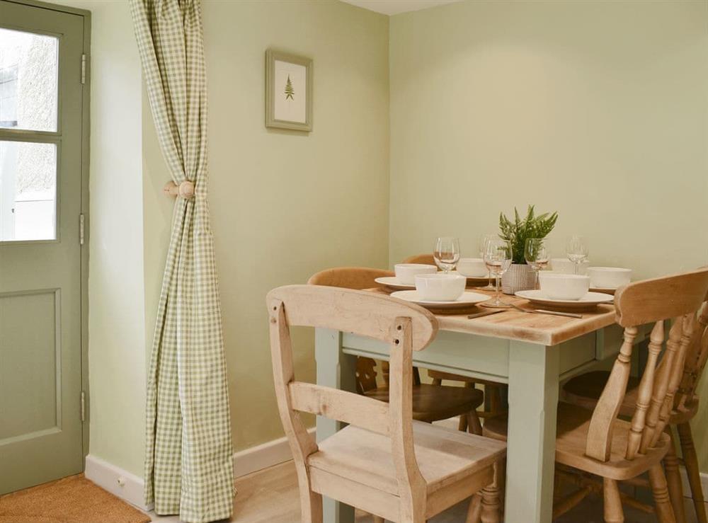 Dining Area at Fern Cottage in Bradwell, Derbyshire