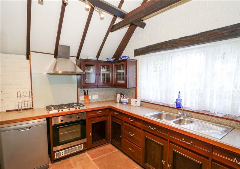 This is the kitchen at Fern Cottage, Cofton Hackett