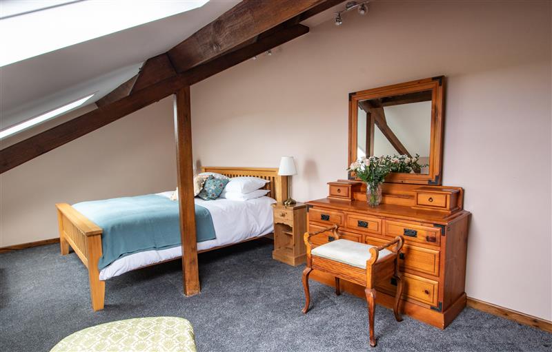 One of the 3 bedrooms at Fern Cottage, Muddiford near West Down