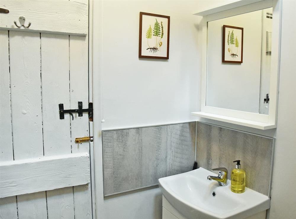 Shower room at Fern Cottage in Thorngrafton, near Bardon Mill, Northumberland