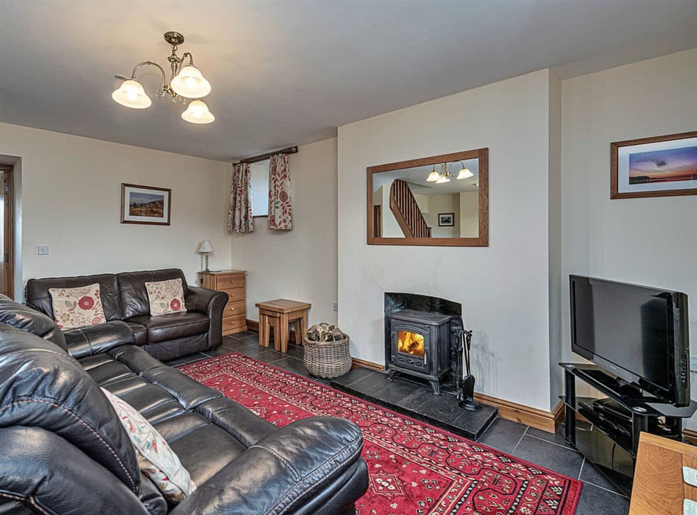 Living area at Fern Hollow in Talybont, Powys
