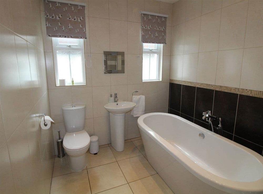 Bathroom at Fern Lea in Sleights, near Whitby, North Yorkshire