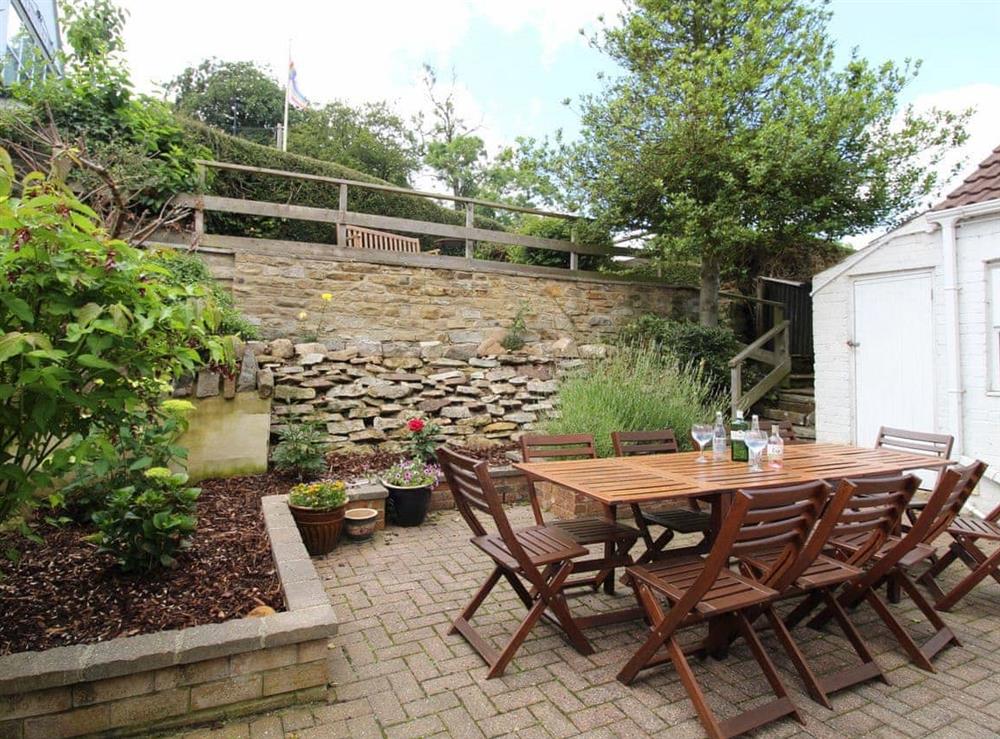 Outdoor area at Fern Lea in Sleights, near Whitby, North Yorkshire