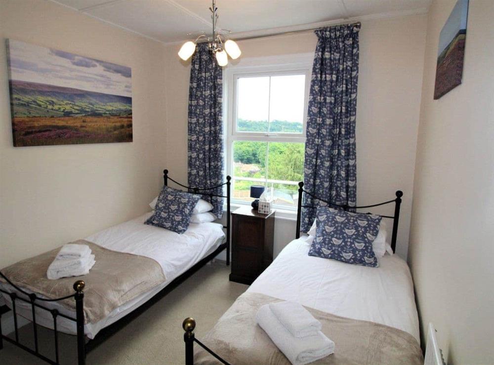 Twin bedroom at Fern Lea in Sleights, near Whitby, North Yorkshire