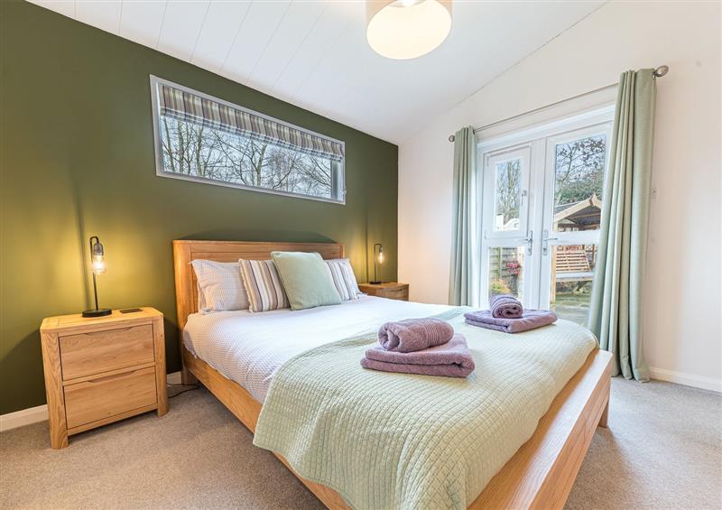 One of the 2 bedrooms at Fern Lodge, Allithwaite near Cartmel