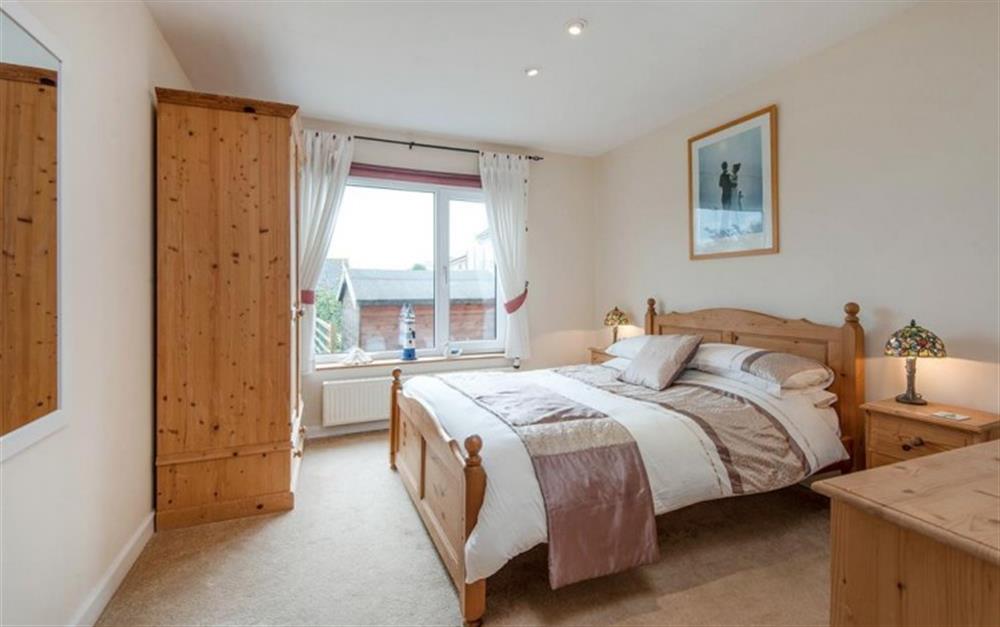 Second double bedroom at Fern Lodge Garden Apartment in Hope Cove