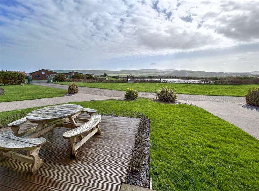 Outdoor at Fern Lodge in Sunset Lakes, Isle of Man