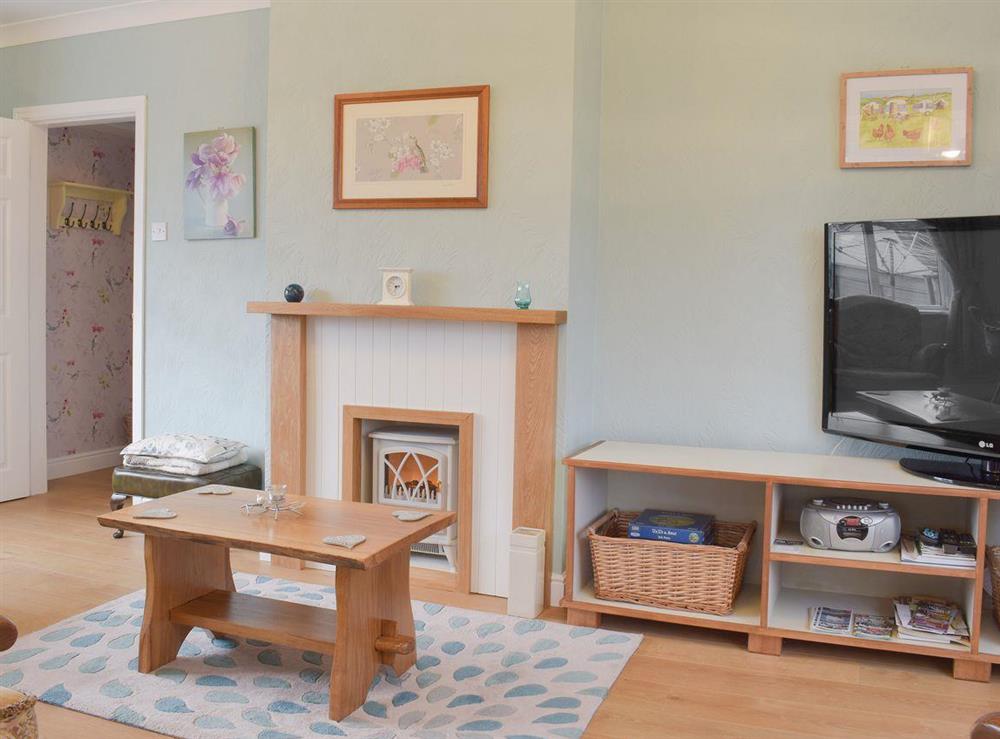 Comfortable living room at Fernbank Cottage in Scorton, near Garstang, Lancashire