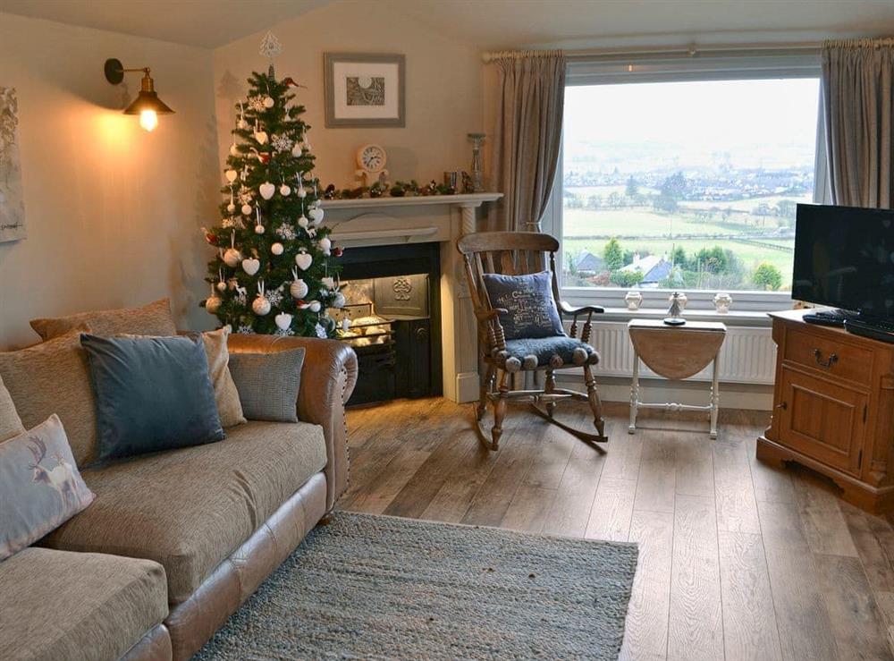 Beautifully decorated for Christmas at Ferncliffe Cottage in Thropton, near Morpeth, Northumbria, Northumberland