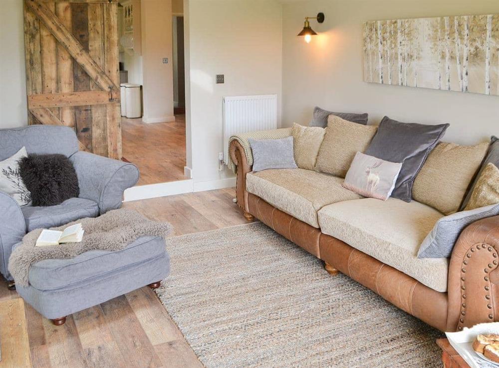 Comfy living room at Ferncliffe Cottage in Thropton, near Morpeth, Northumbria, Northumberland