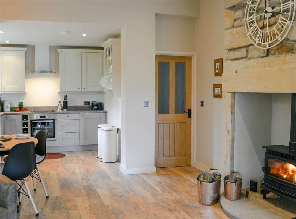 Spacious, open kitchen/ dining area at Ferncliffe Cottage in Thropton, near Morpeth, Northumbria, Northumberland