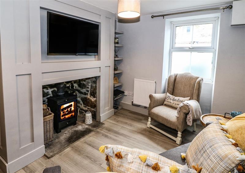 Relax in the living area at Ferndale, Llanbedrog