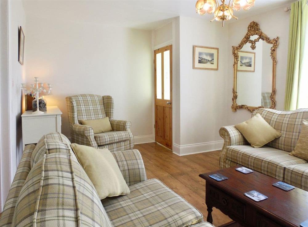 Living room at Ferndene in Hinderwell, near Whitby, North Yorkshire
