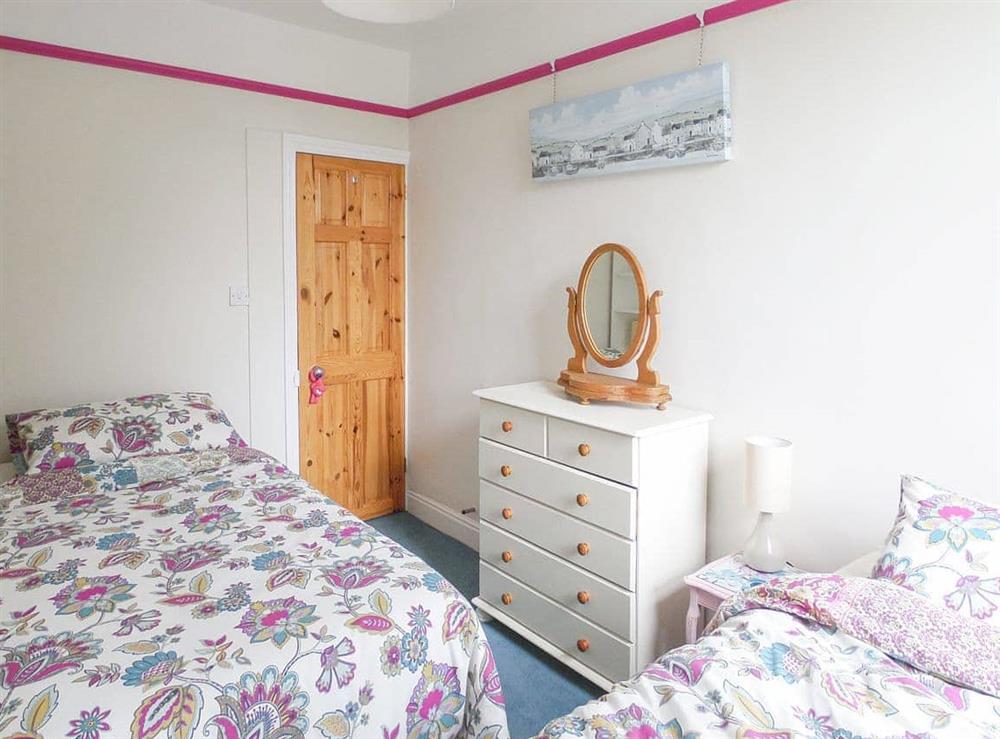 Twin bedroom, light and airy at Ferndene in Hinderwell, near Whitby, North Yorkshire