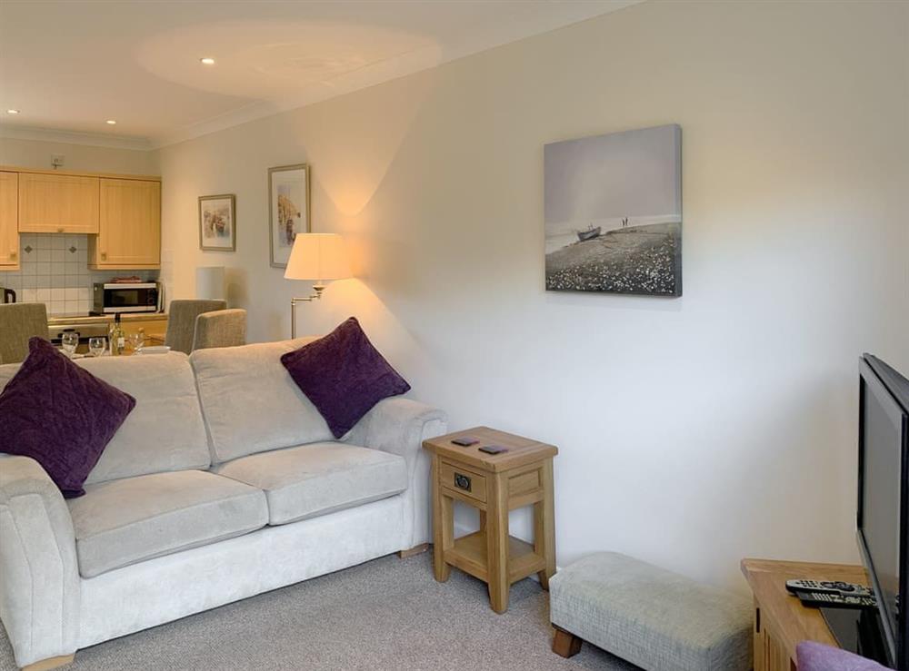 Living area at Fernhill Retreat in Charmouth, Dorset