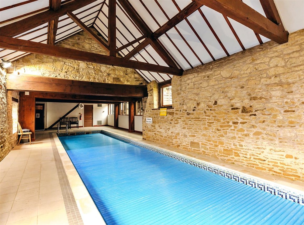 Swimming pool at Fernleigh Cottage in Craven Arms, Shropshire