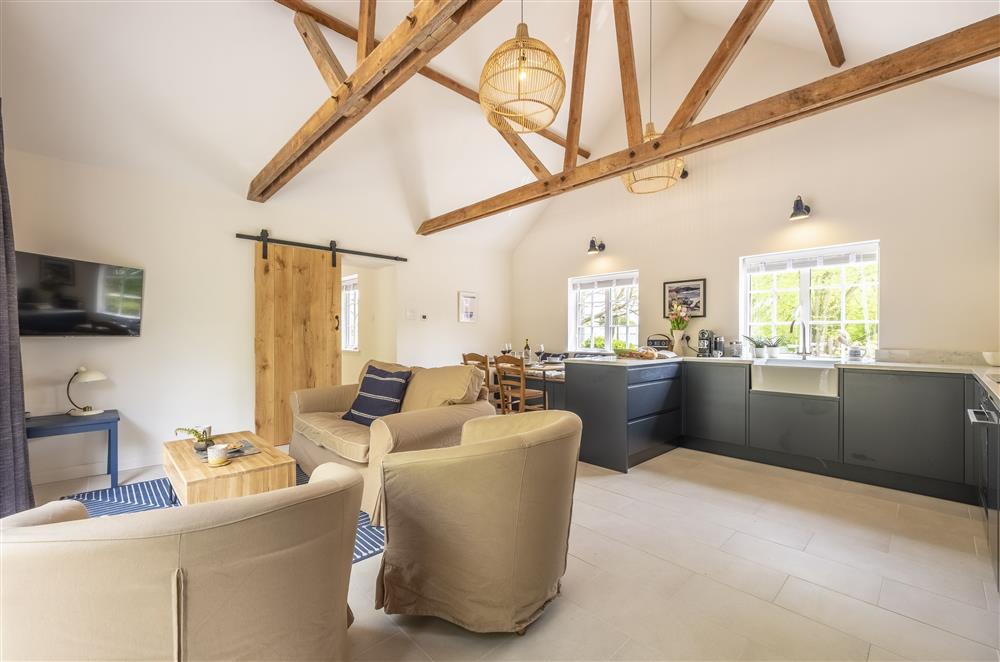 The bright and airy open-living space at Fernwood, Rolvenden