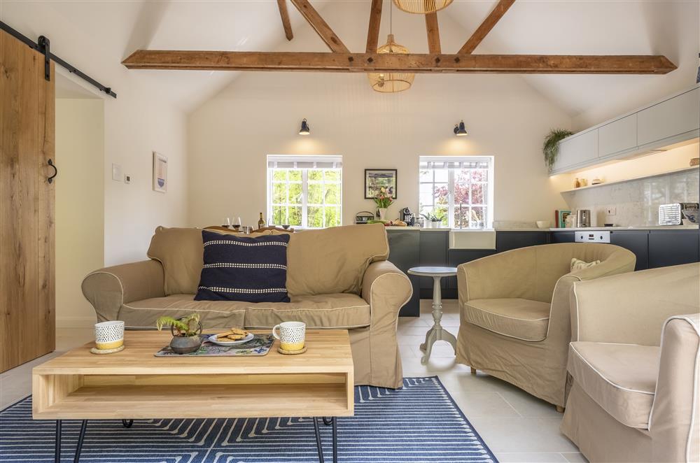 The cosy living area with sumptuous seating at Fernwood, Rolvenden