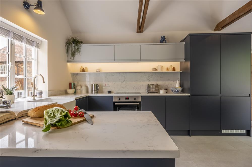The modern, spacious kitchen at Fernwood, Rolvenden