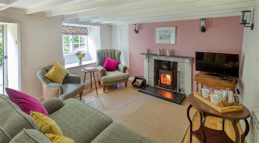 The sitting room at Ferris's Cottage in Truro, Cornwall