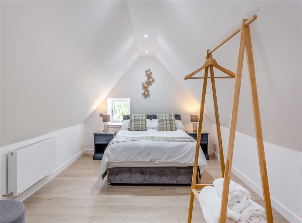 Double bedroom at Ferry Cottage in Aigas, near Beauly, Inverness-Shire