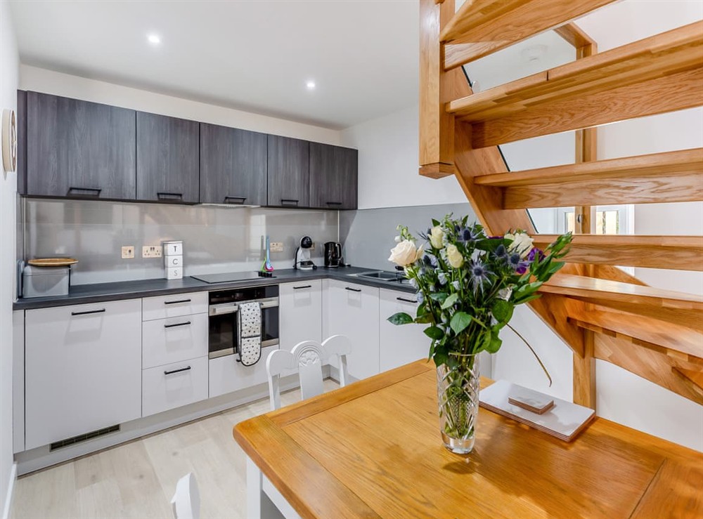 Kitchen area at Ferry Cottage in Aigas, near Beauly, Inverness-Shire