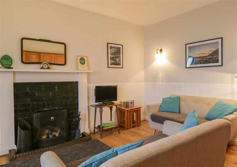 The living area at Ferry Cottage, Balmacara near Kyle Of Lochalsh