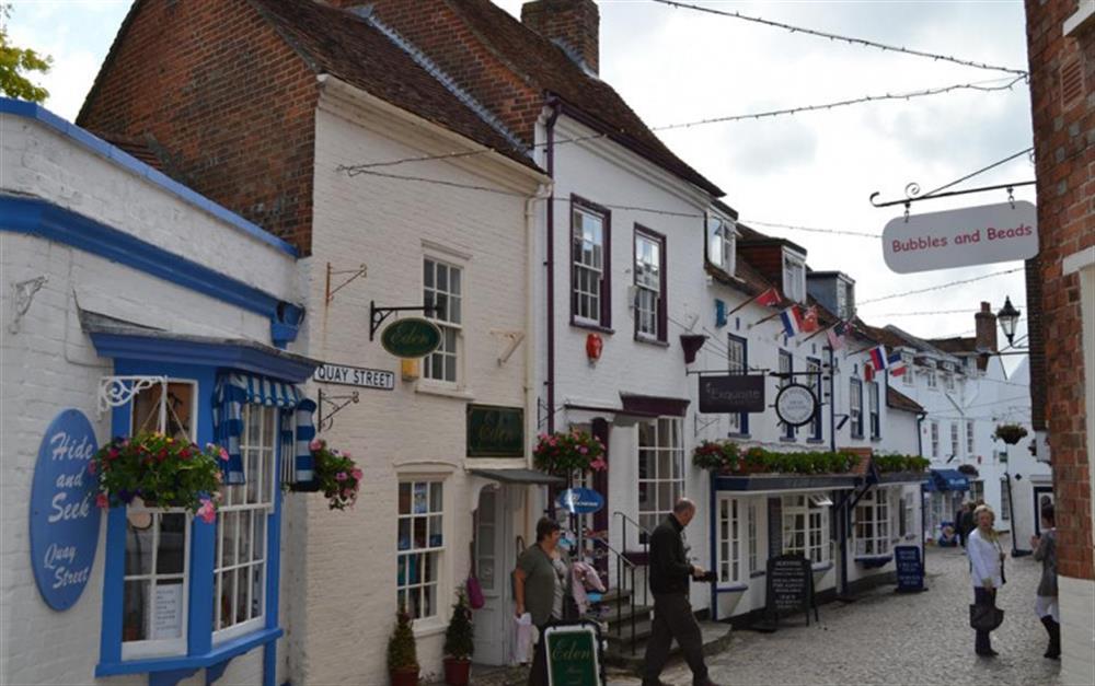 Quay Street at Ferry Cottage in Lymington
