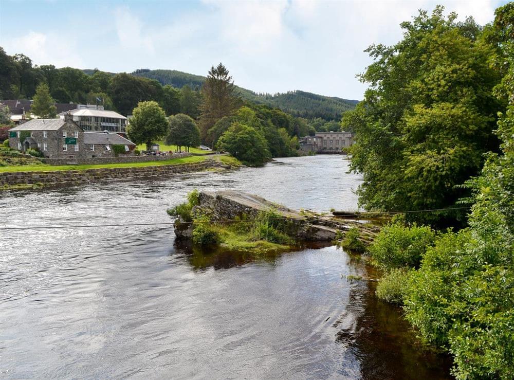 River Tummel at Ferry Cottage in Pitlochry, Perthshire