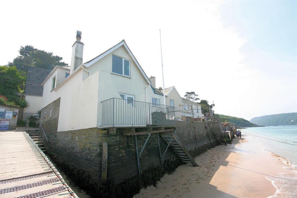 Ferryside is one of four cottages adjacent to the East Portlemouth ferry slipway (on left here)