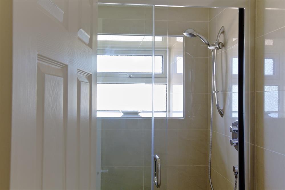 Ground floor shower room at Ferryside in East Portlemouth, Salcombe