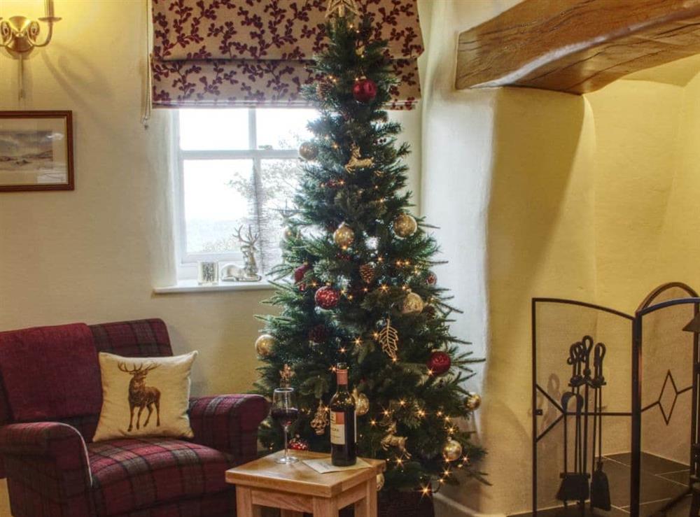 Enjoy a festive holiday in this lovely cottage at Fferam Gorniog in Mountain, near Holyhead, Gwynedd