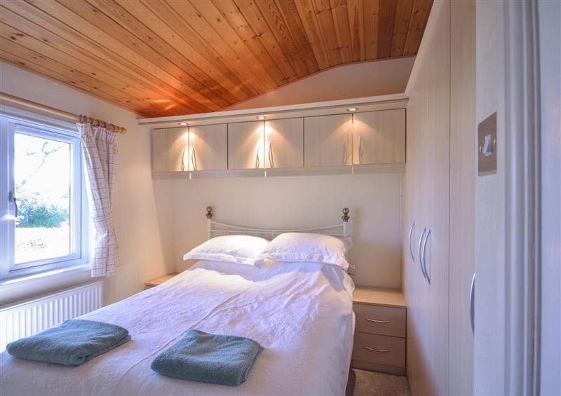 One of the bedrooms at Ffrwd Lodge, Rhosneigr