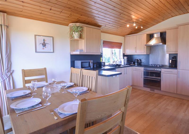 The dining room at Ffrwd Lodge, Rhosneigr