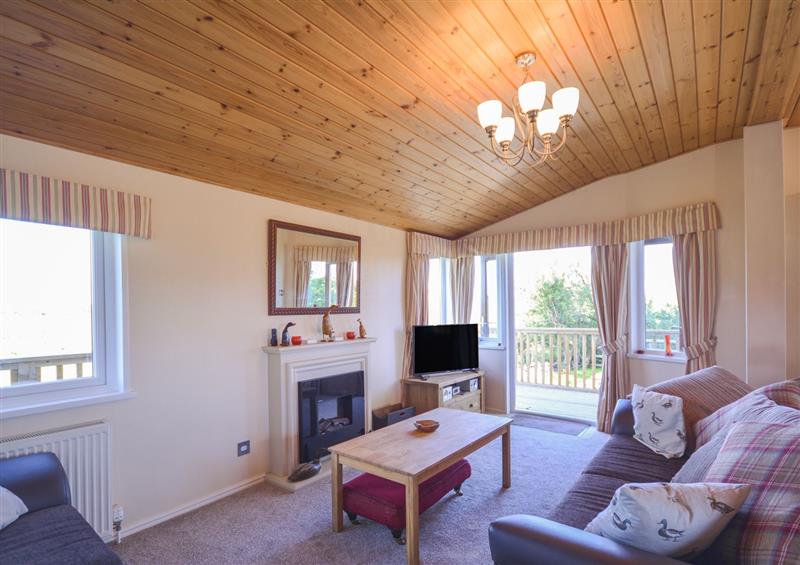 The living area at Ffrwd Lodge, Rhosneigr