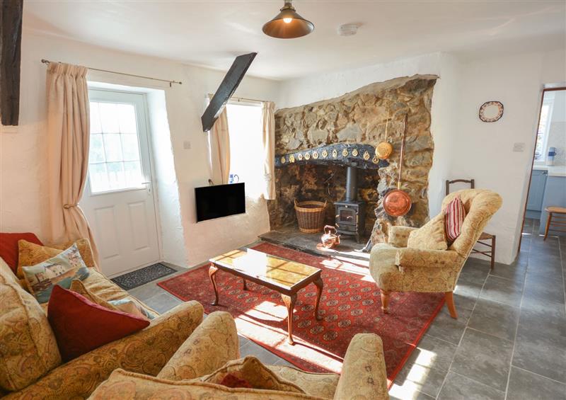 This is the living room at Ffrwd, Rhosneigr