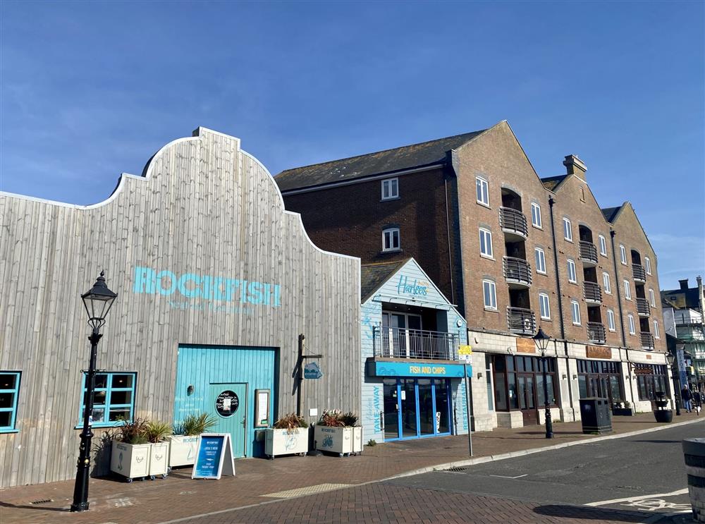 Poole Quay has a large choice of cafes and restaurants