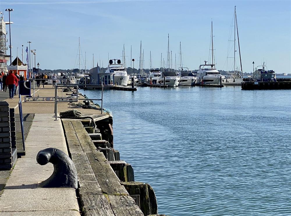 Take a ten minute stroll to Poole Quay