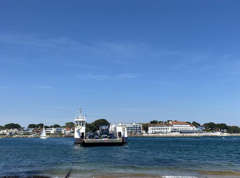 The car ferry from Sandbanks Poole across to the Studland peninsula