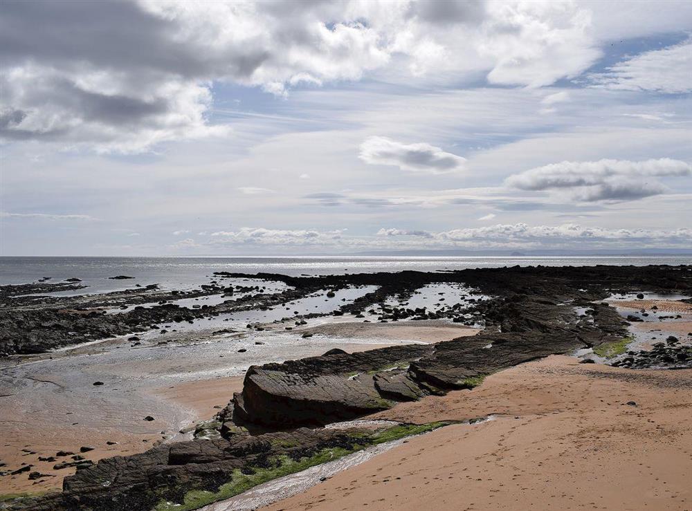 Local sandy beach at Fidra in Anstruther, Fife
