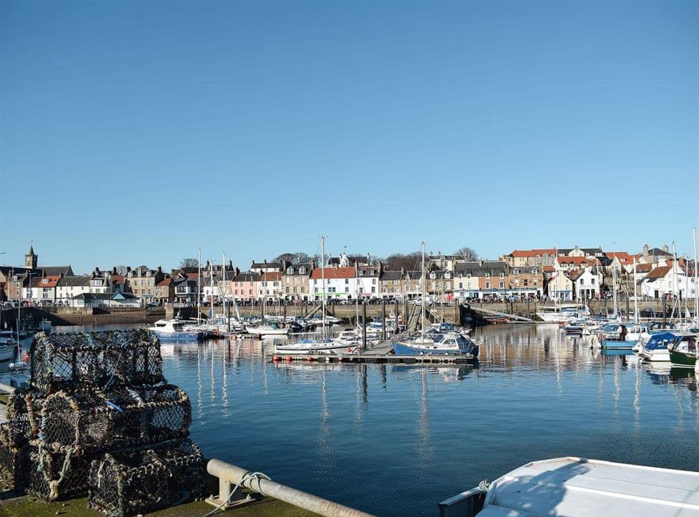 The pretty fishing harbour of Anstruther at Fidra in Anstruther, Fife