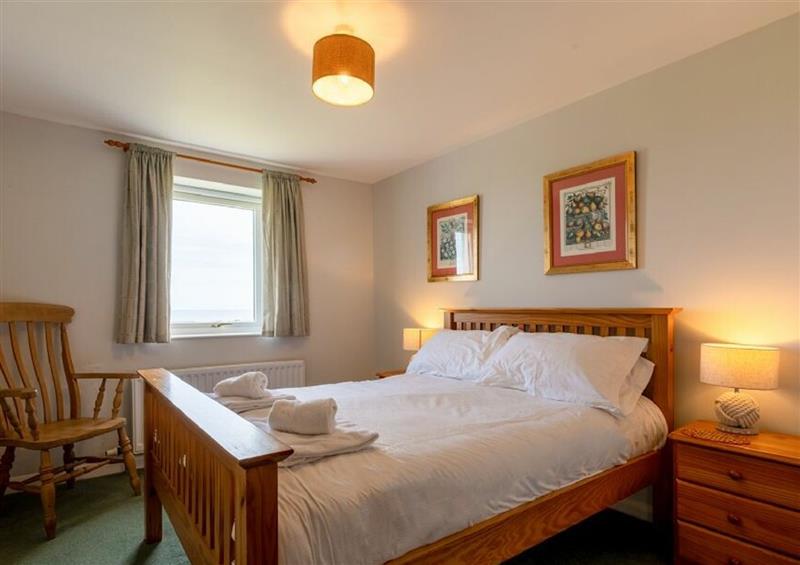 One of the bedrooms at Fidra, Embleton